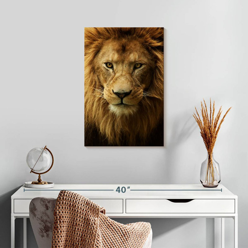 Brampt Fabulous Lion Head, 24" H x 16" W