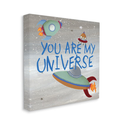 Ae-543 " You're My Universe Quote Sci-Fi Outer Space UFO "