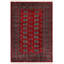 Tapis rouge unique 4 pi 3 po x 6 pi 3 po Righley