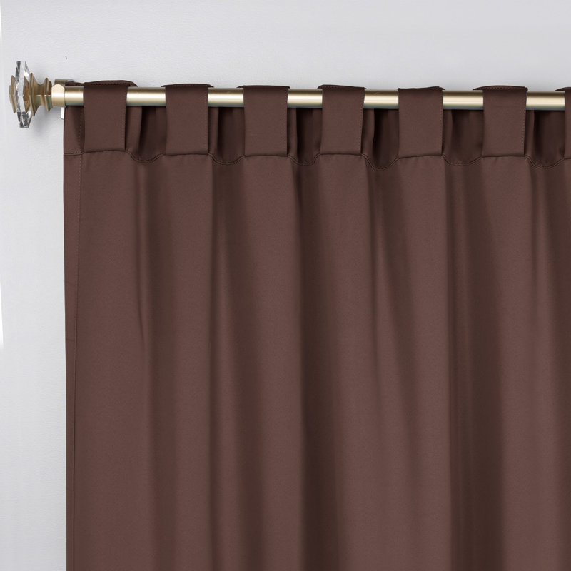 Rideaux obscurcissant et passe-tringle Levatt Classic, Cappuccino, L 42 po x L 108 po