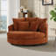 Fauteuil demi-tonneau moderne surdimensionné avec coussins l 59,8 po Modern-1229153661