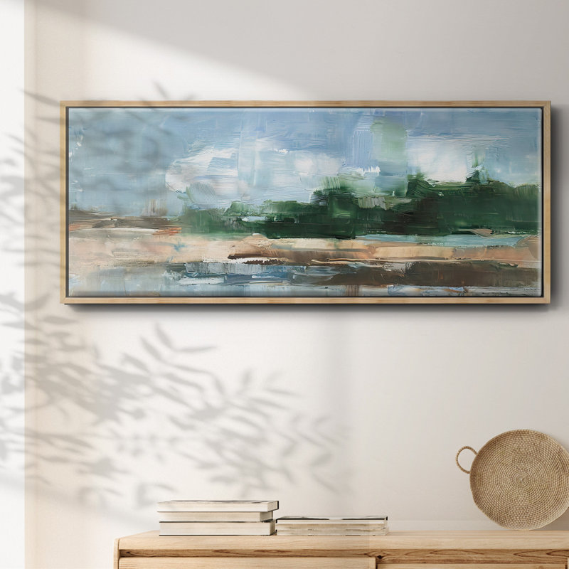 Tropical Shore I- Framed Canvas