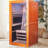 Single-Person Compact Wooden Home Sauna Cabin