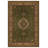 Trapp Collection Digital Print Cotton-Polyester Green Oriental Rug-736613537