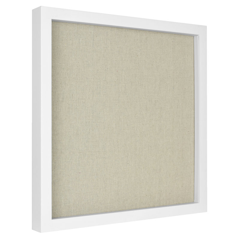 Deges Matte Shadow Box Picture Frame, 12" x 12", White