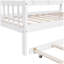 Lit gigogne en bois, lit avec tablette-771267304