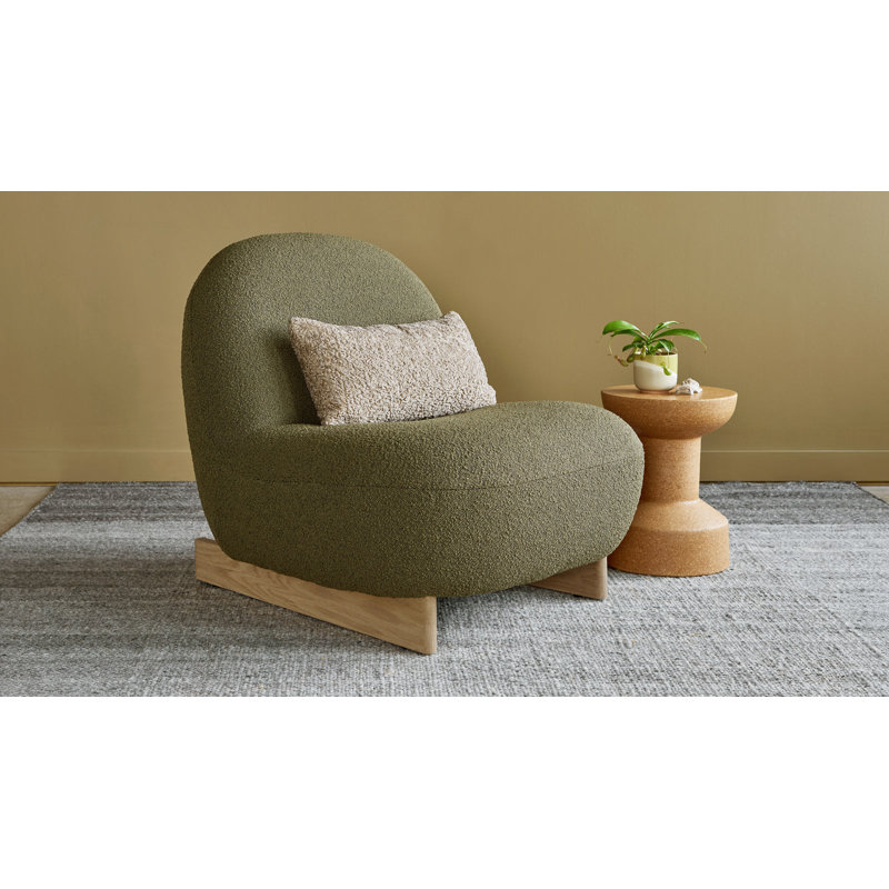Echo Rug Area Rug in Gray, Rectangle 5' x 8'