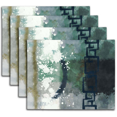 Napperon abstrait en polyester