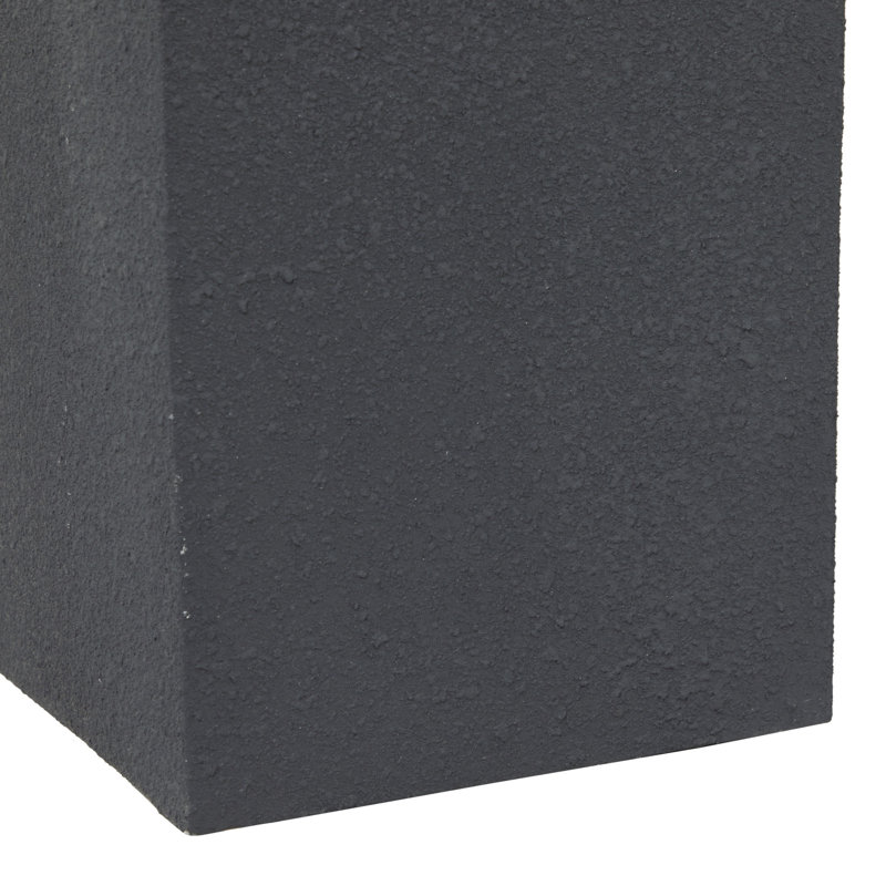 Tabouret contemporain en oxyde de magnésium, Noir