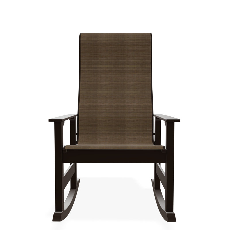 Leeward Sling Marine Grade Polymer Supreme Rocker, Augustine Fennel Sunbrella®, Kona