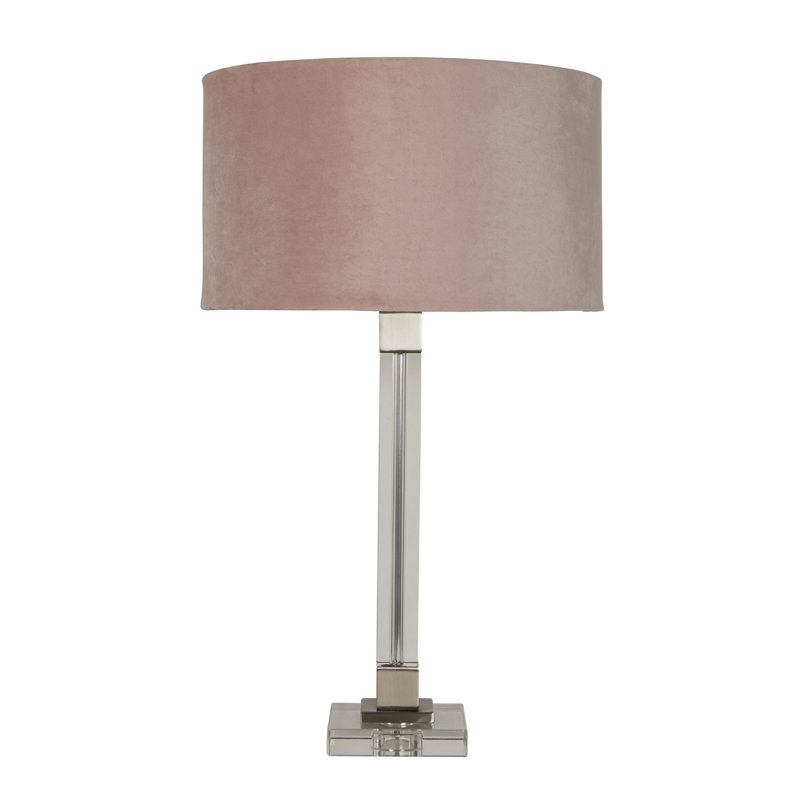 Chrisann Mild Steel Table Lamp, Pink