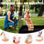 Parc pliable pour chien à 4 panneaux, 91 cm x 91 cm, imperméable 600D, idéal pour les chiots et les bouledogues, convient également aux canards.