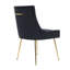85cm H Tufted Upholstered Metal Upholstered Back Side Chair-1530621291