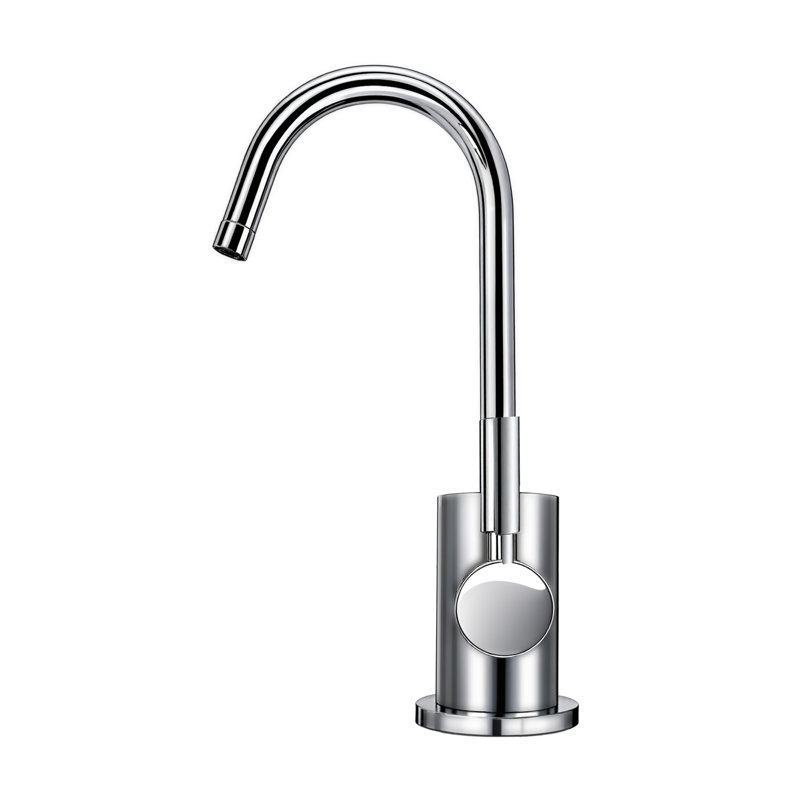  Robinet d'eau froide avec bec pivotant en col de cygne Whitehaus, Chrome poli