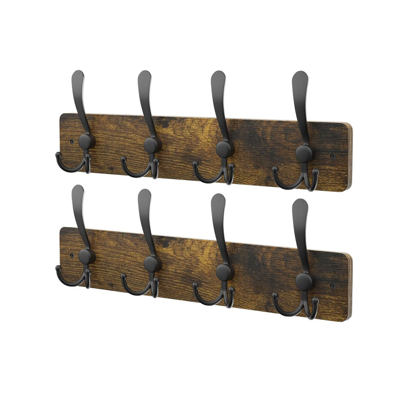 Tadcaster Wall 4 - Hook Wall Mounted Coat Rack