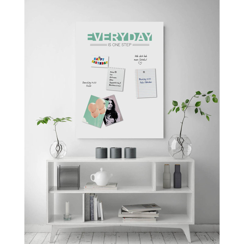 Magnetic Glass Photo Memo Board