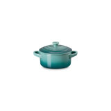 Le Creuset Stoneware Mini Round Cocotte, 8 Oz. - Blue Riviera