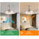 Smart Modern Chandelier Ceiling Fan with Remote Control LED Light，6 Speed/Color Temperature 3000-6000K/Reversible/Timer Setting 1H-2H