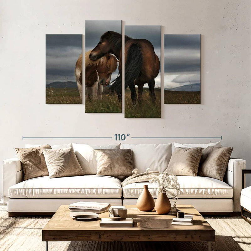 Brampt Free Iceland Pony, 54" H x 84" W
