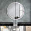 Huldar Glass Flat Wall Mirror