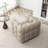 Avdul 38" Wide Tufted Swivel Chair with Square Arm-94286646