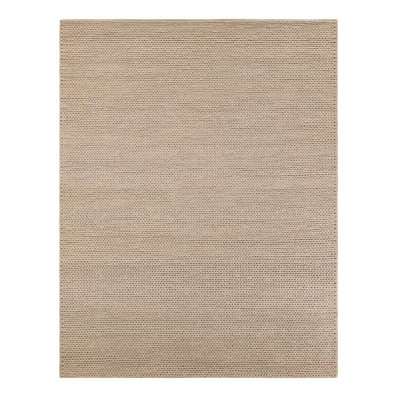 Yanellie Hand Loomed New Zealand Wool Area Rug , Rectangle 7'10" x 10'