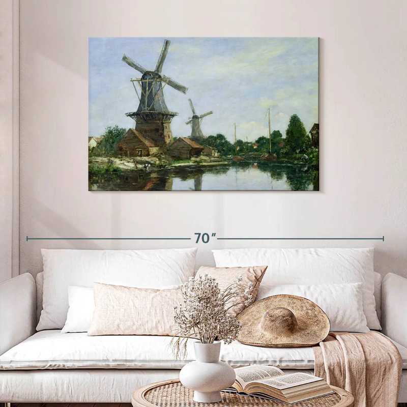 Lilie Dutch Windmills, 30" H x 45" W
