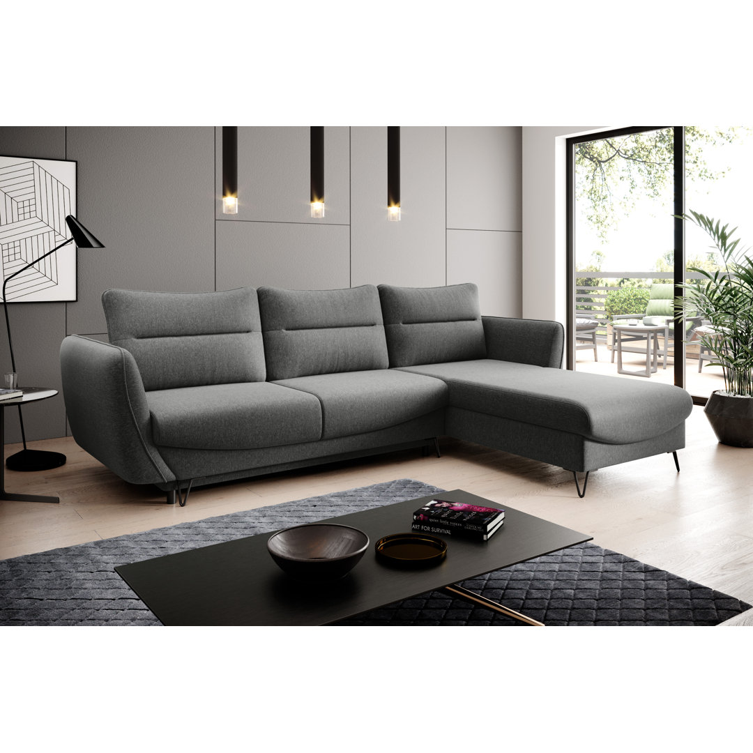 Ecksofa Storrs mit Bettfunktion