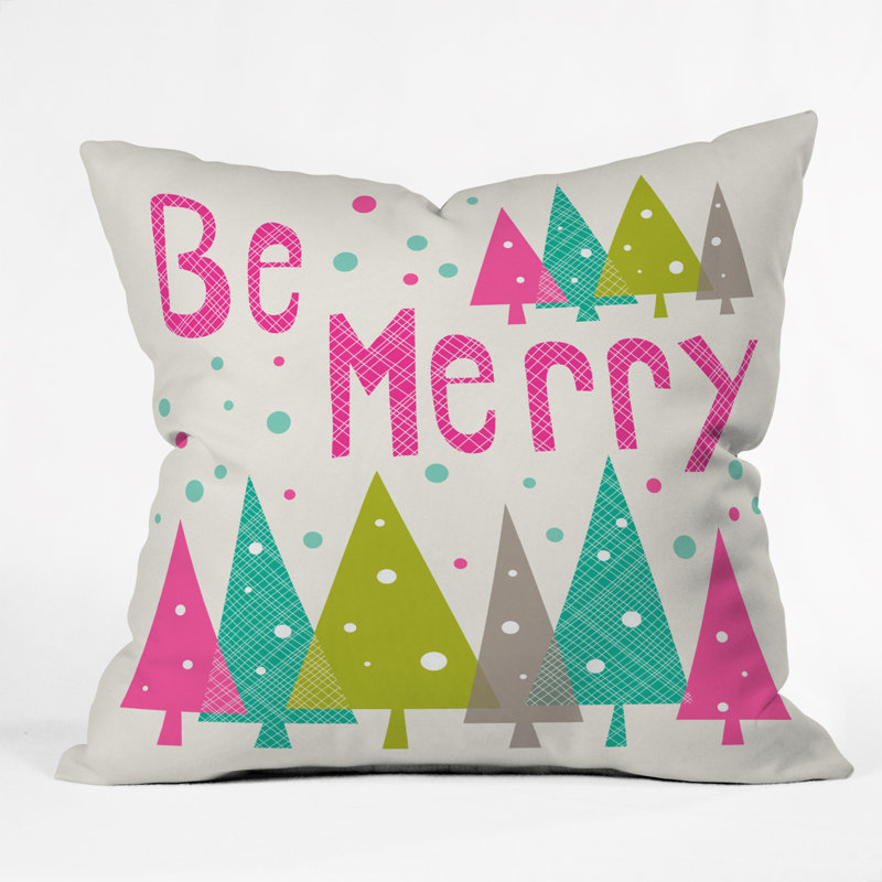 Heather Dutton Be Merry Throw Pillow, 26" x 26"
