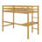 Twin Elevated Wooden Loft Bed, Comprehensively Fitted With Safety Railing, Integrated Desk, And Step Ladder-425410108