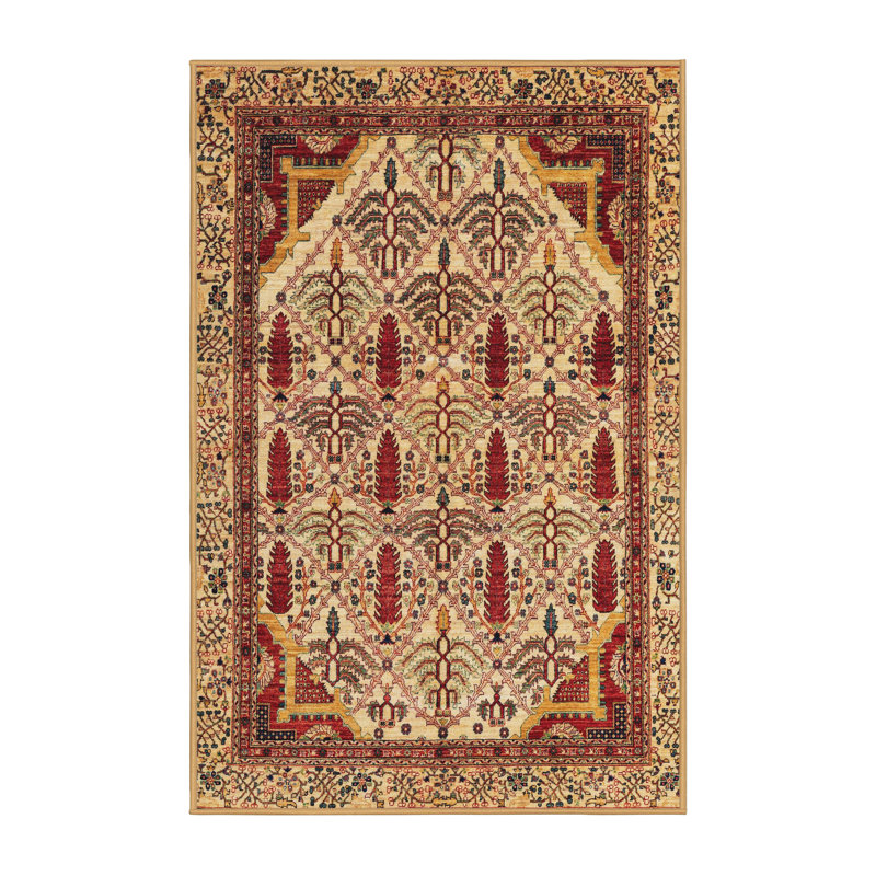 Tapis abstrait 4181, Rectangle de 2 pi x 3 pi