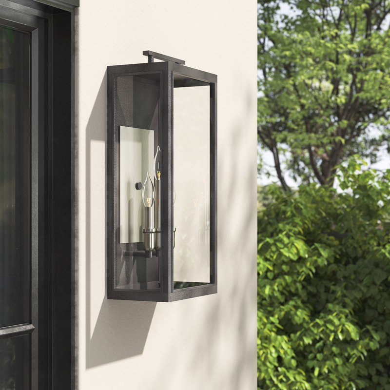 Sutcliffe Aged Zinc 3 - Bulb Outdoor Wall Lantern