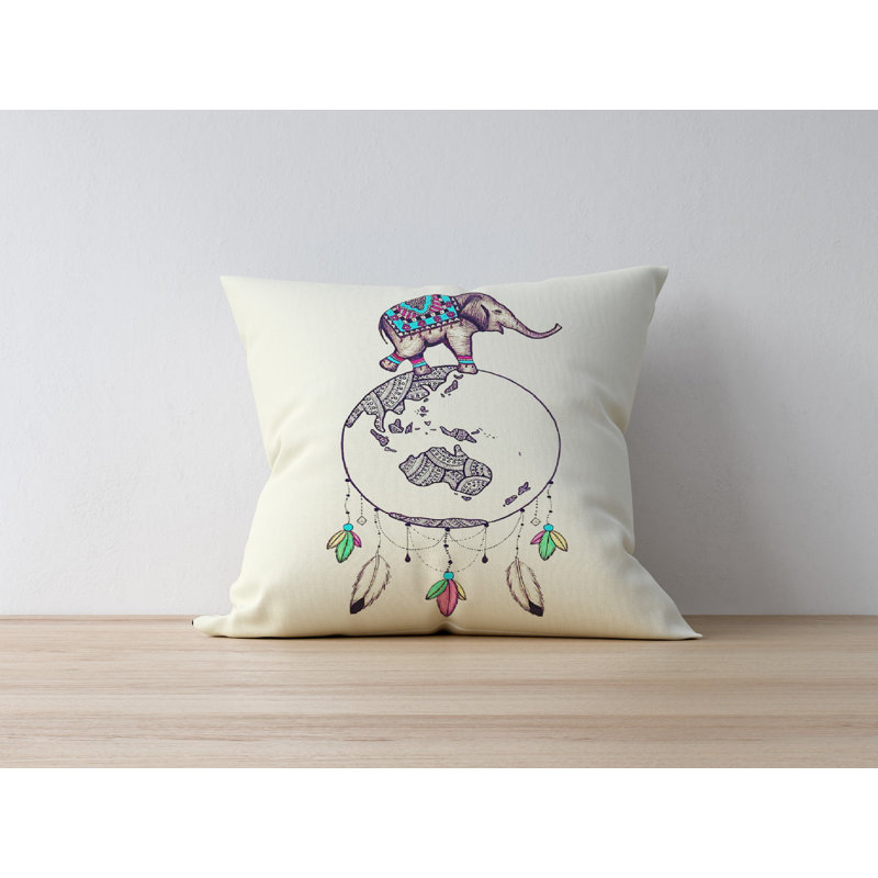 Housse de coussin décorative, 50% polyester / 50% coton, 16,9 po x 16,9 po | Impression numérique, lavable à la machine à 86 ° F | Parfait pour la décoration intérieure, le salon et la chambre à coucher, tissu doux et durable