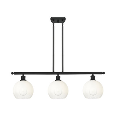 Ballston - Brookhaven Globe - 3 Light Stem Hung Island Light