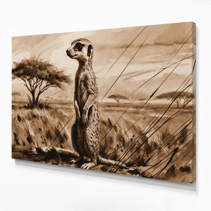 Art sur toile beige, 12" H x 18" W