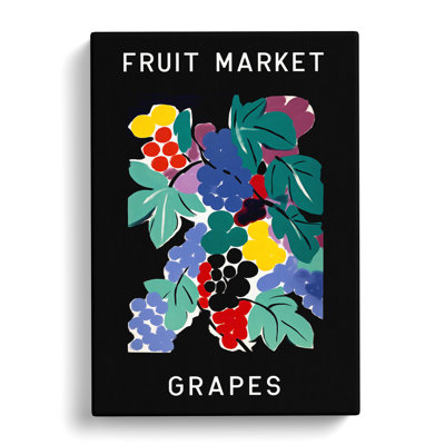 Fruit Market Exhibition Grapes Vol.2 - Wrapped Canvas