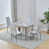 Grey Line Velvet Chairs#4