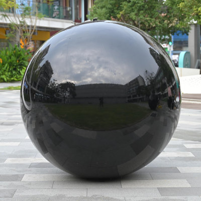  Yescom 60" Inflatable Mirror Ball Giant Reusable Hanging Large Disco Balloon Decoration for Party Wedding Event Concerts Stage Decor Black