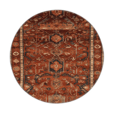 Tapis turc intérieur et extérieur brun