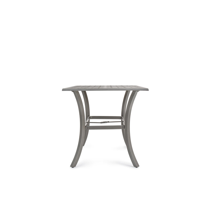Merge Tables Outdoor Balcony Table, Weathered Teak