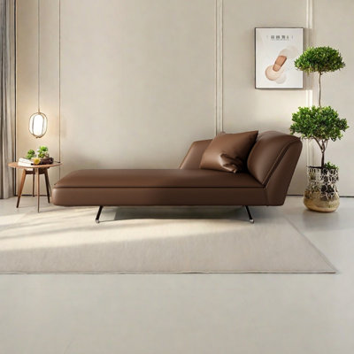 Fauteuil inclinable léger en similicuir luxueux