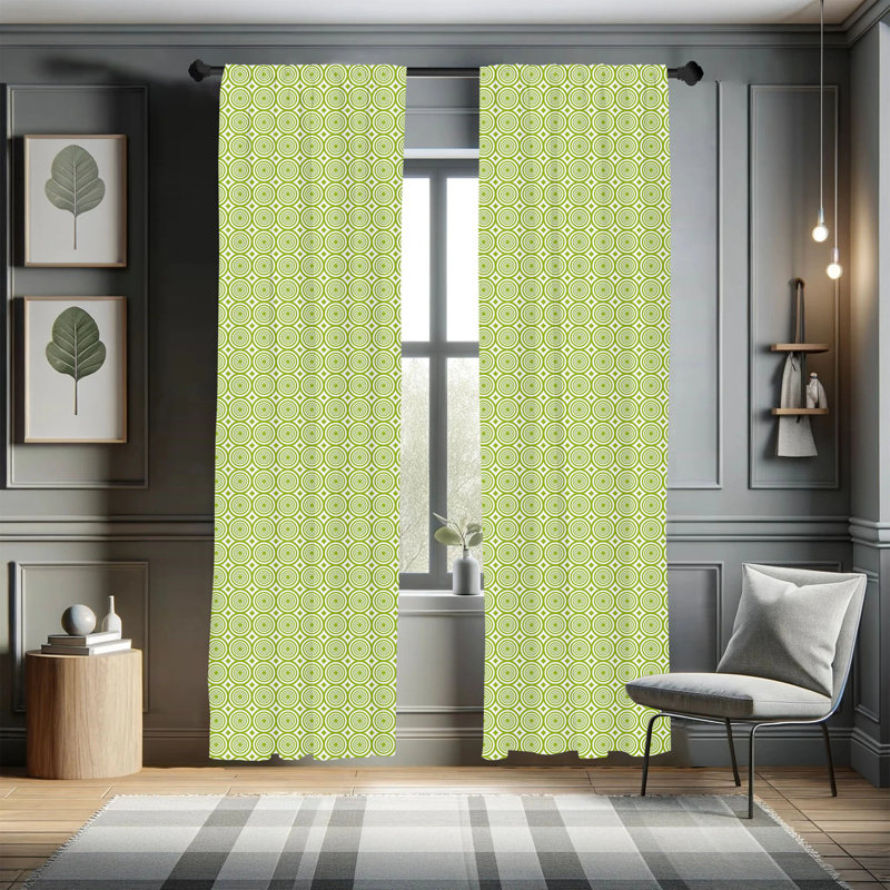Semi-Sheer Rod Pocket Sliding Panel, 28" x 84"