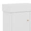 Meuble-lavabo moderne flottant avec lavabo en céramique - Rangement sur le côté droit