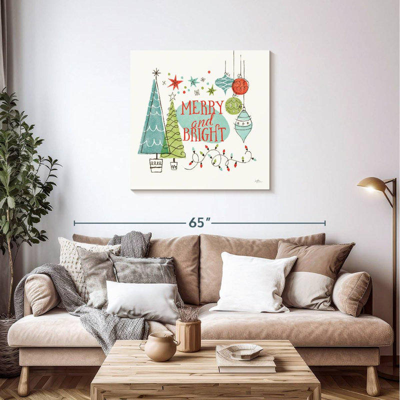 Lelend Retro Christmas VI, H 36 po x l 36 po