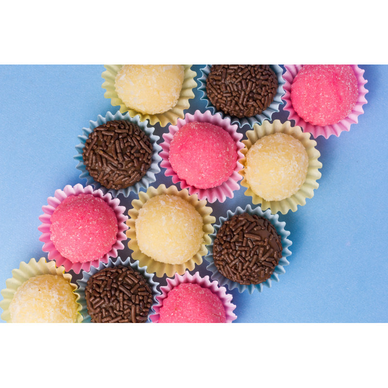 Brigadeiro Beijinho - Wrapped Canvas Print, 20cm H x 30cm W x 3.8cm D