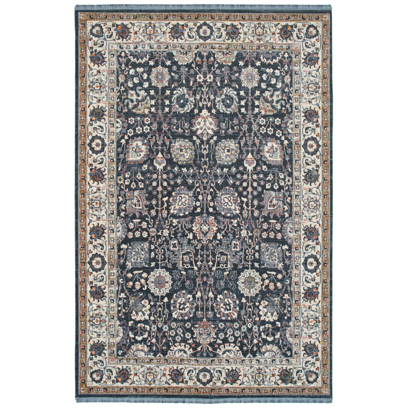 Tapis transitionnel, oriental, à poils rectangulaires
