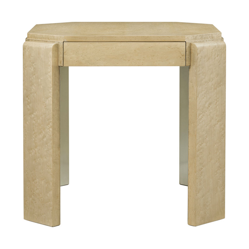 Origins Solid Wood End Table, Sesame