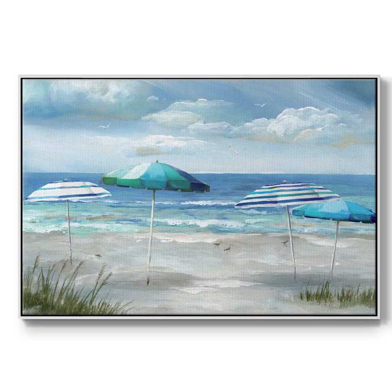 Oceanside, reproduction d'art sur toile, Blanc, H 25 po x l 37 po x P 2 po