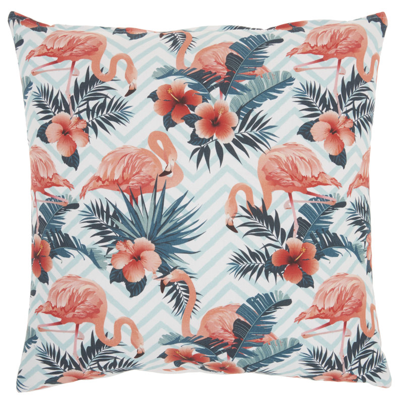  Housse et insert de coussin en coton Flamingo
