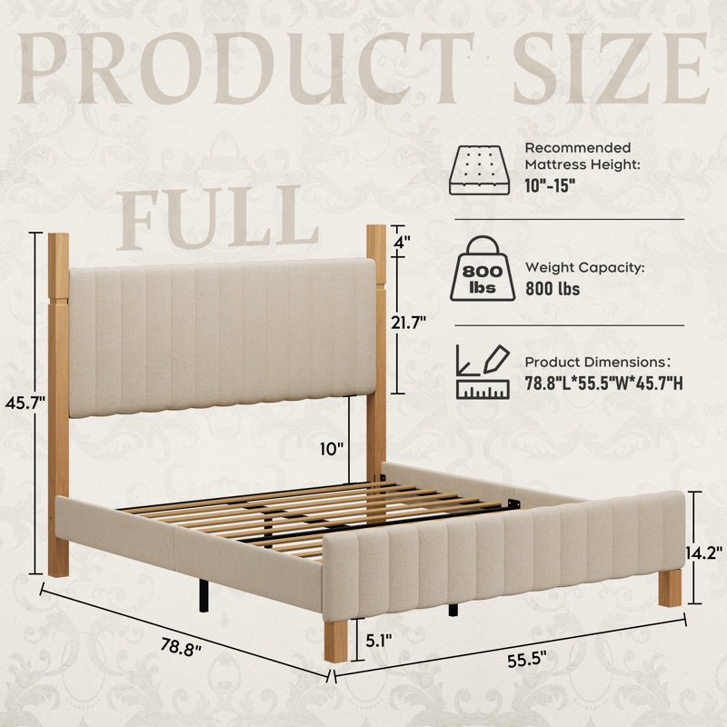 Natural Log Style Solid Wood Post Bed, Full / Double, Gray